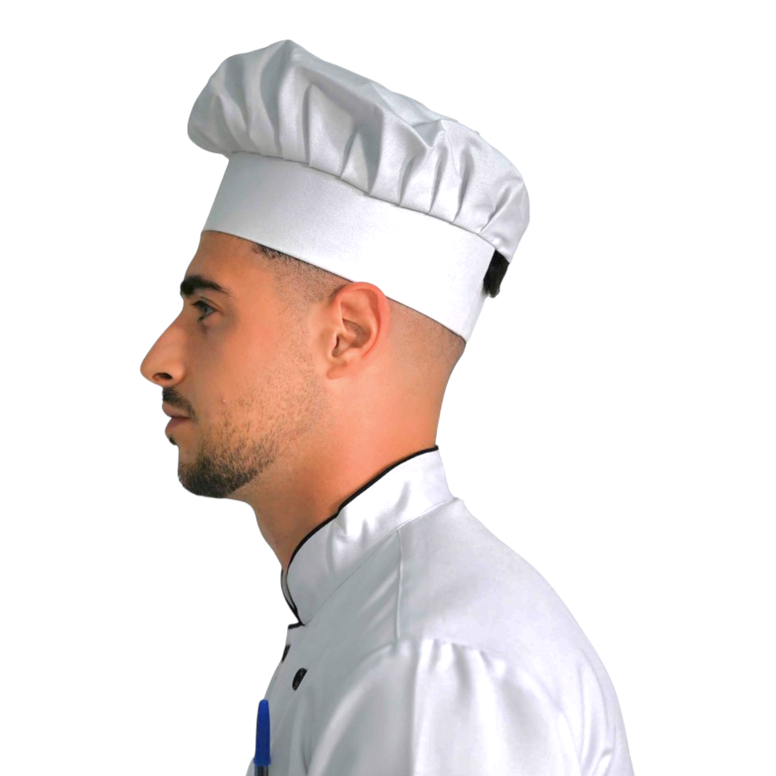 Gorra de chef –ligera y resistente a las arrugas