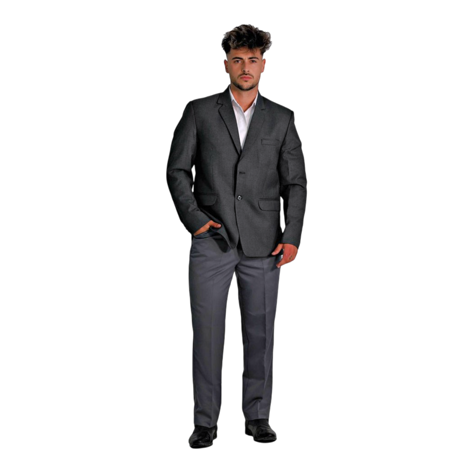 Blazer de hombre para ropa corporativa y oficina, imagen profesional y elegante.