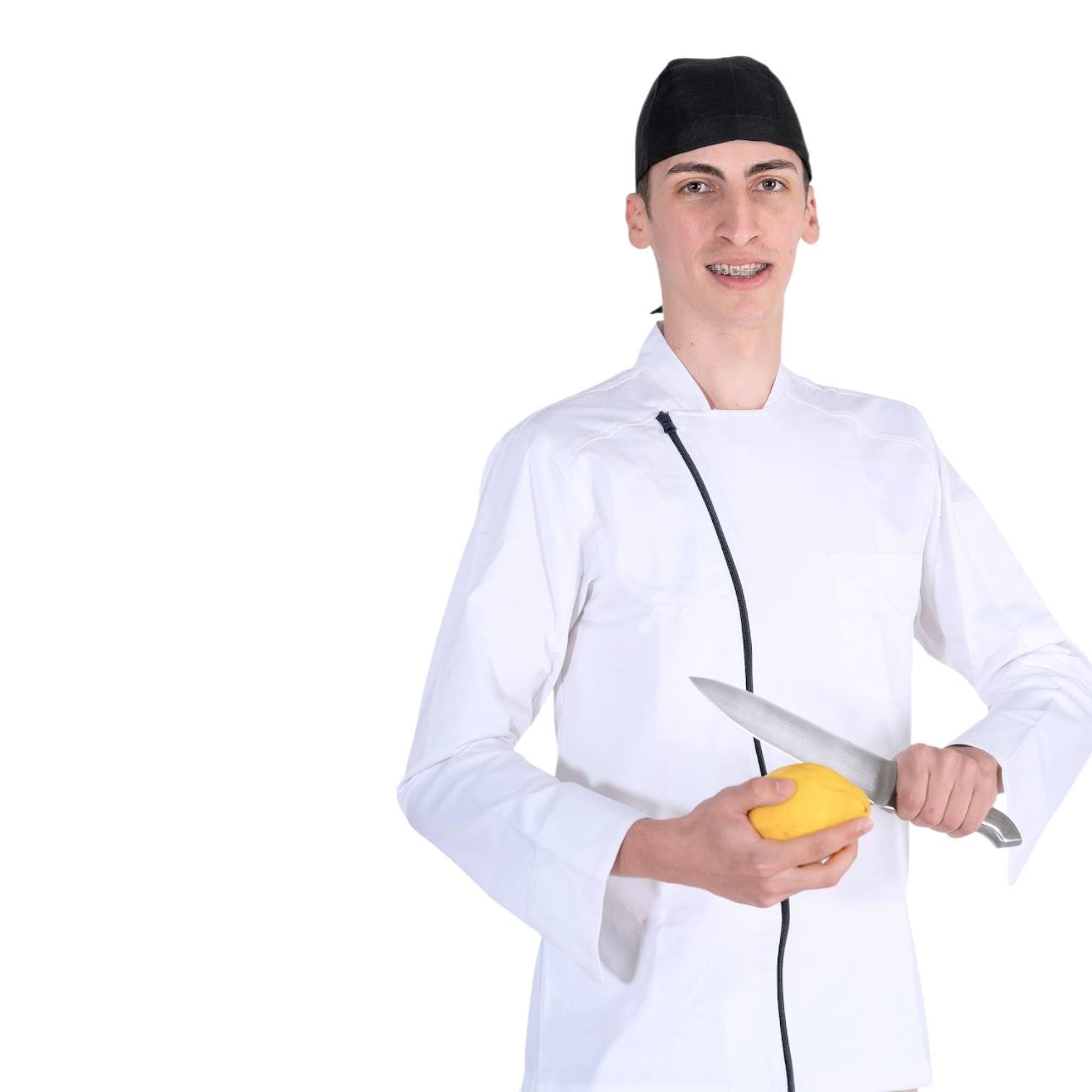 Chaqueta de Chef de Solapa Cruzada - Manga larga