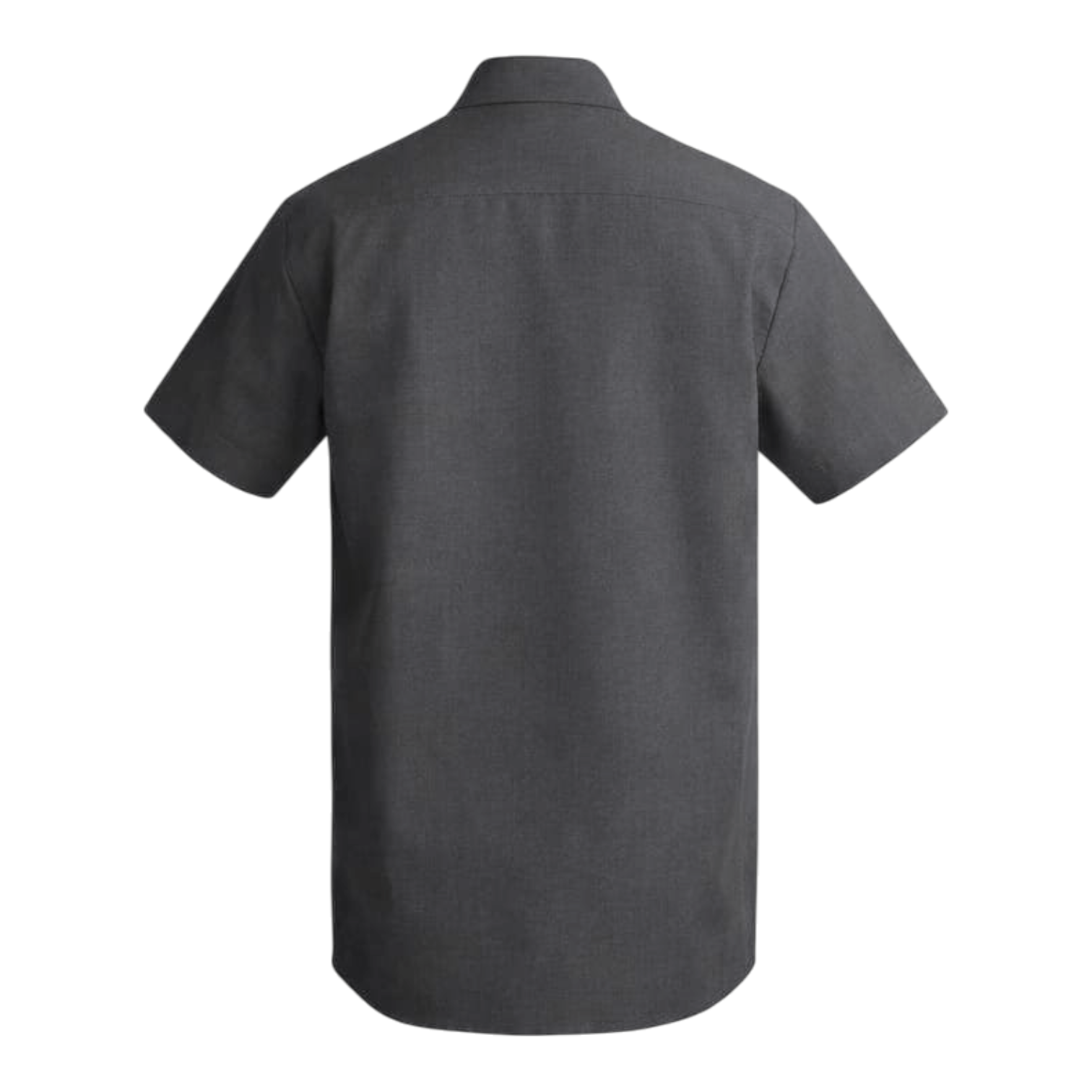 Camisa de trabajo de hombre de manga corta – Botones frontales y bolsillo en el pecho