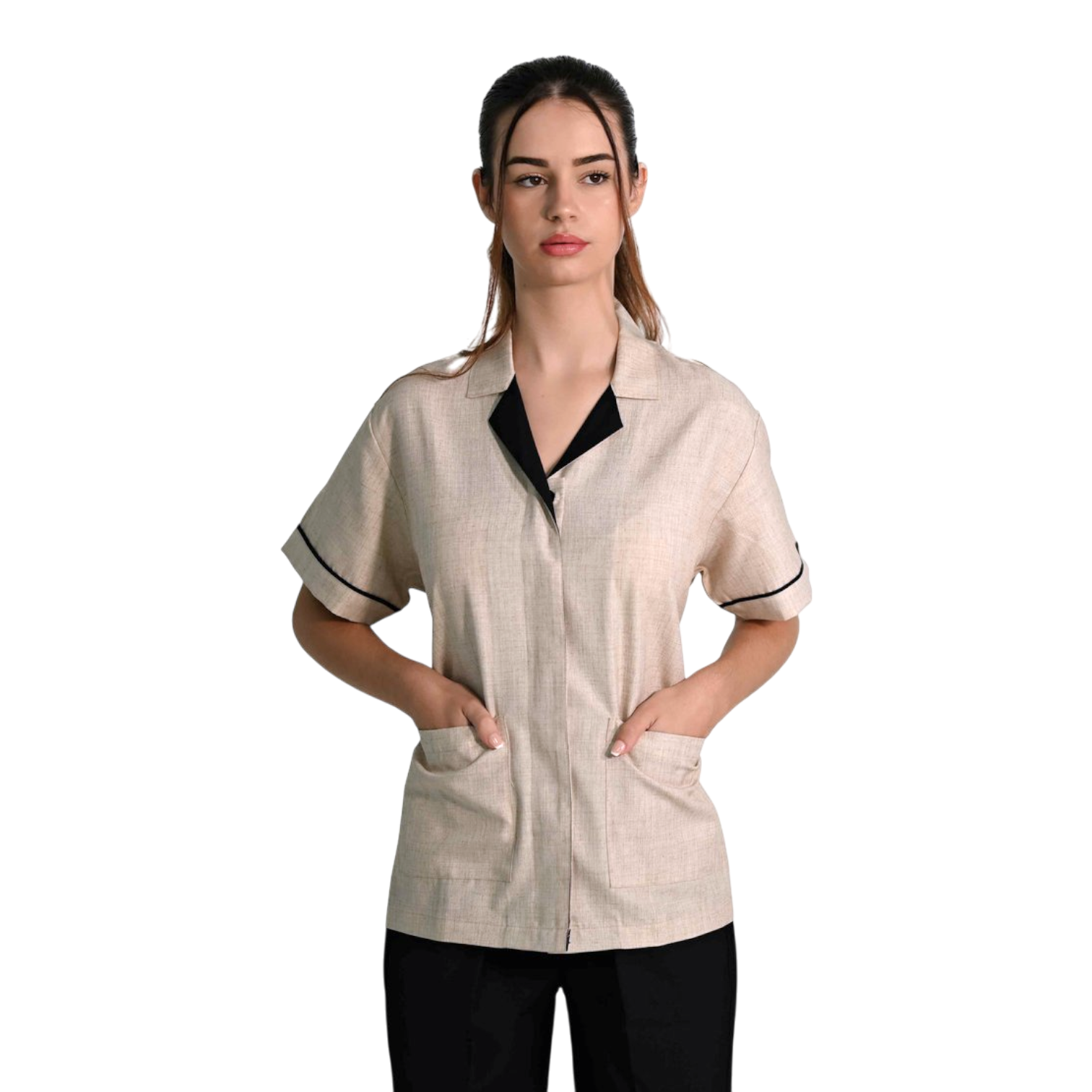 Camisa Laboral Mujer Manga Corta - Confort y Durabilidad