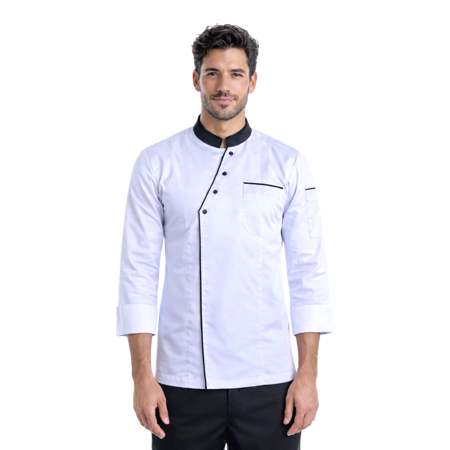 Chaqueta de chef filipina  – suave, transpirable para largas jornadas