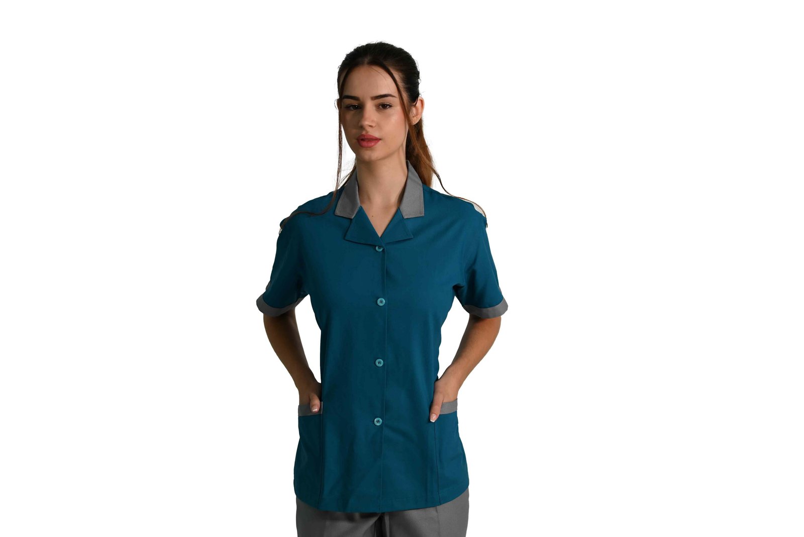 Cleaning Set – short-sleeve V-neck shirt & pants Cleaning Set – short-sleeve V-neck shirt & pants