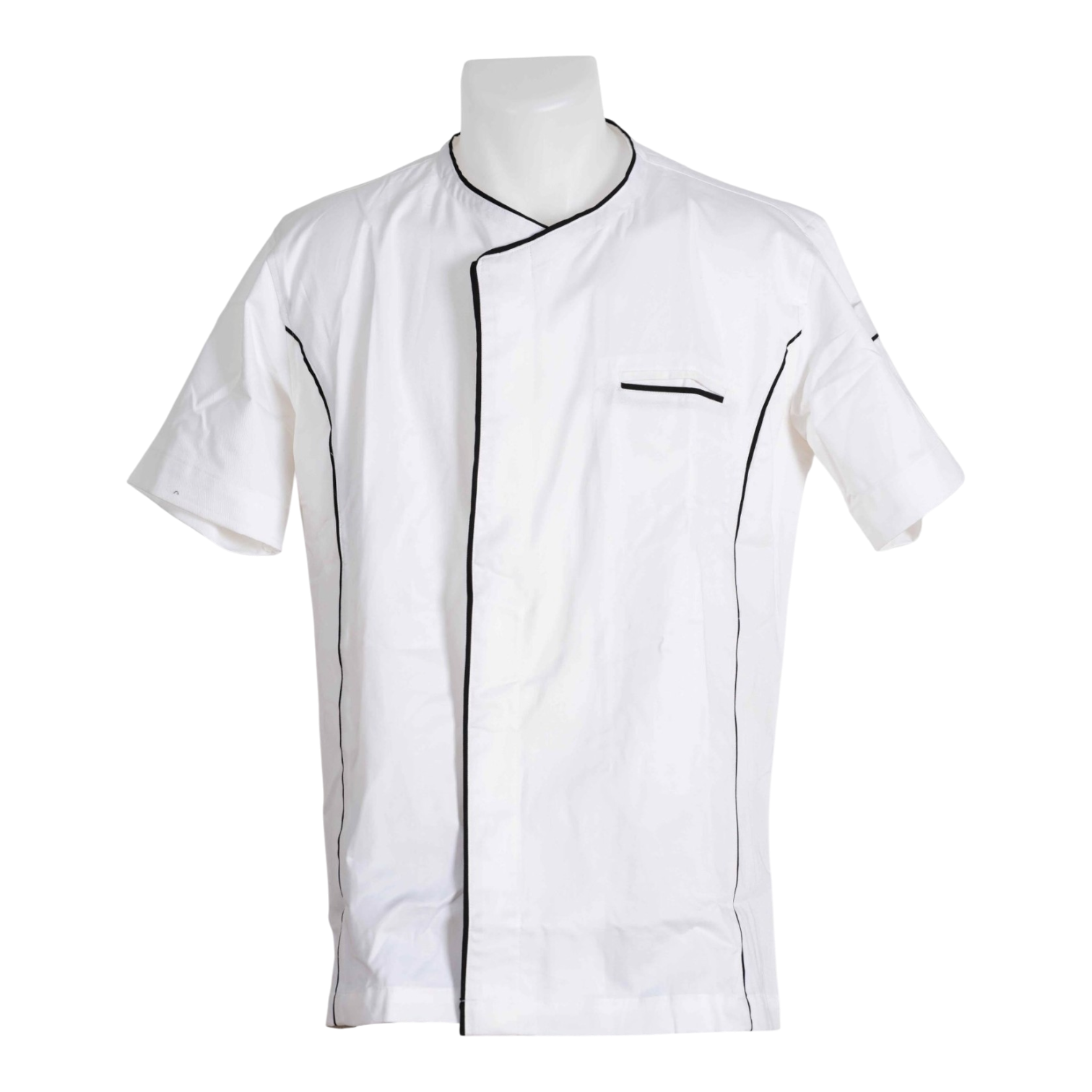 Chaqueta de chef de manga corta – transpirable comoda y versátil.