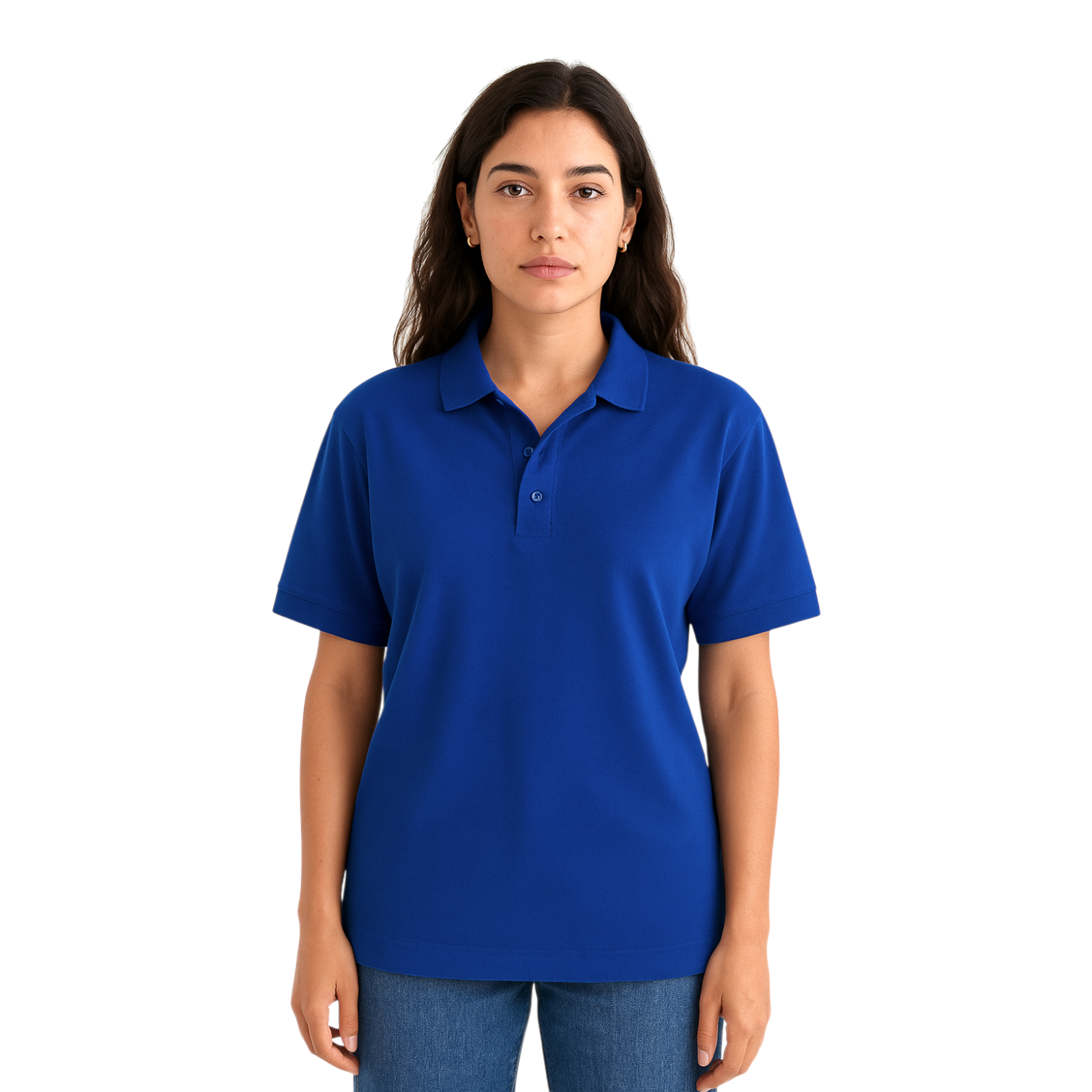 Polo de 3 botones para mujer – suave, transpirable y ligero