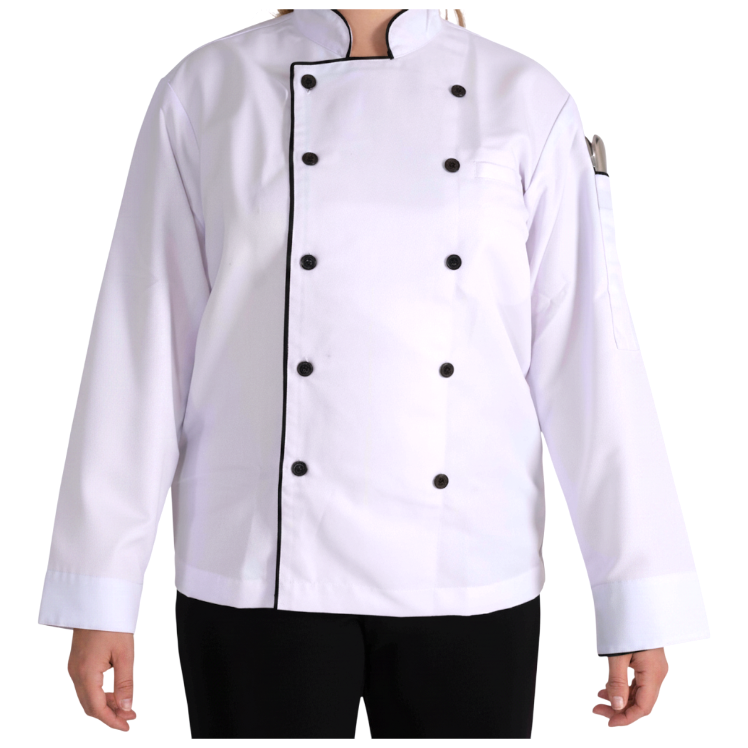 Chaqueta de chef Unisex – resistente a las manchas, ligera y cómoda
