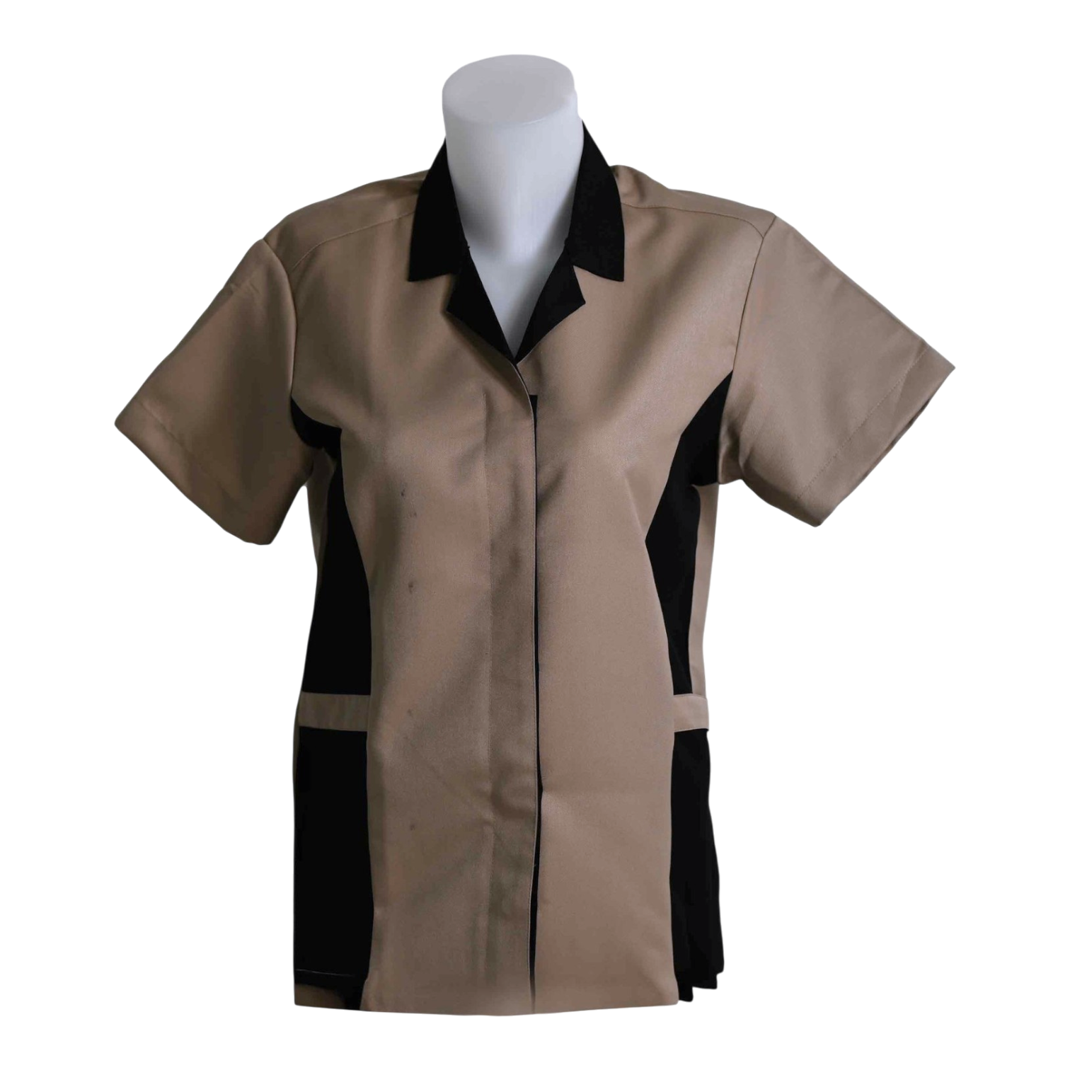 Conjunto de uniforme para hotel – blusa de manga corta y pantalón.