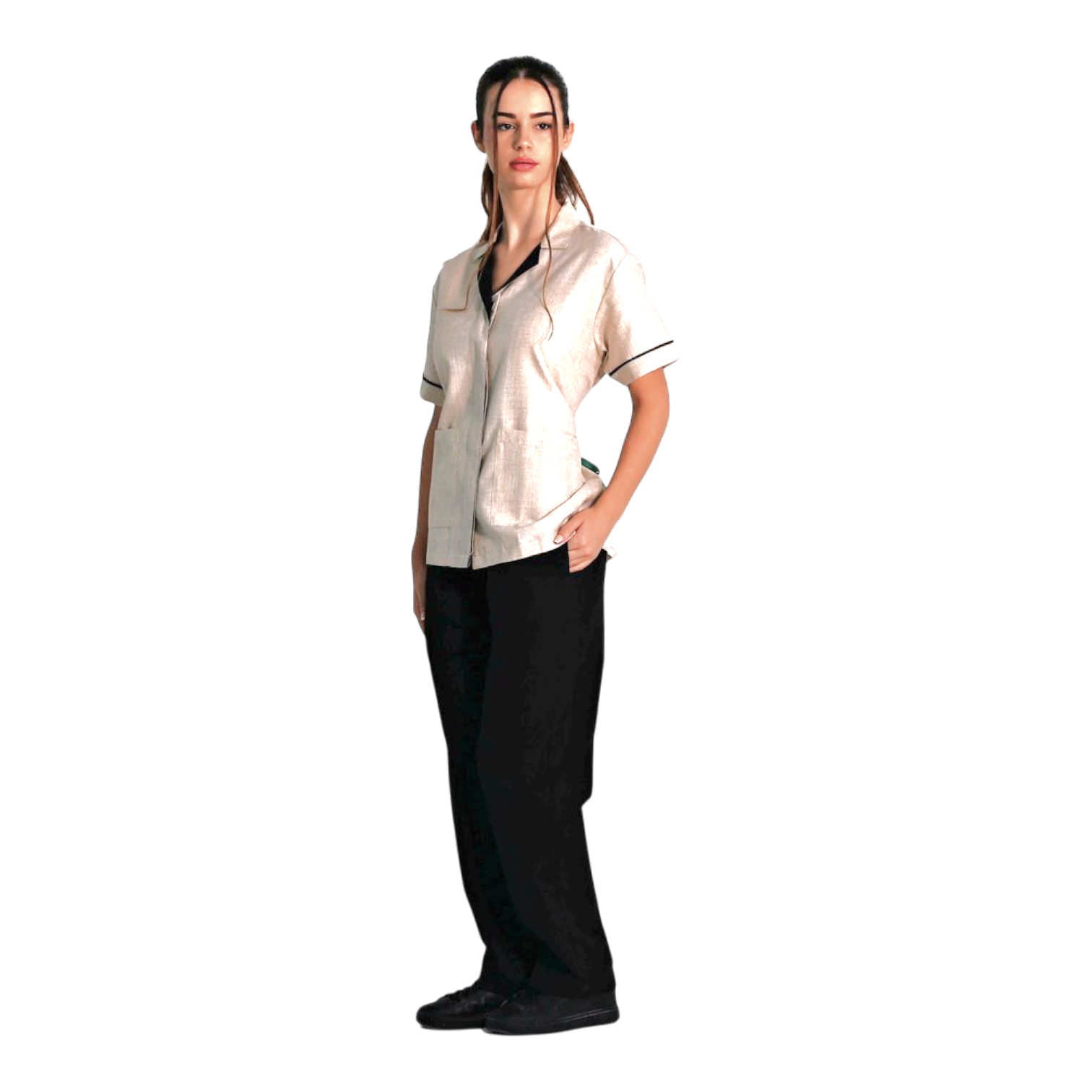 Camisa Laboral Mujer Manga Corta - Confort y Durabilidad